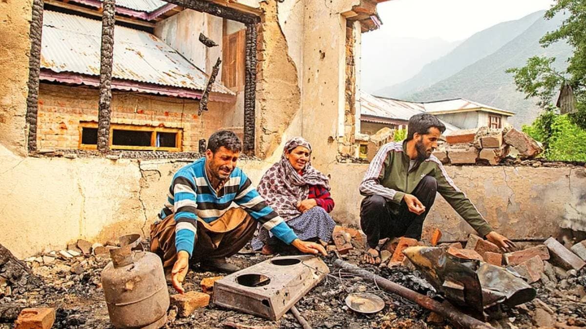 The cries of villagers affected by shelling at the India-Pakistan border