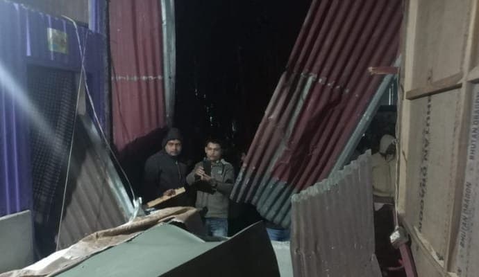 Elephant at kitchen in banarhat 