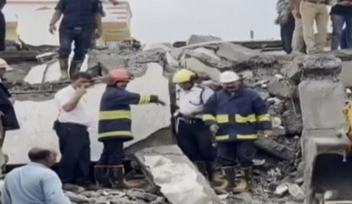  6-Storey Building Collapses In Gujarat; 15 Injured