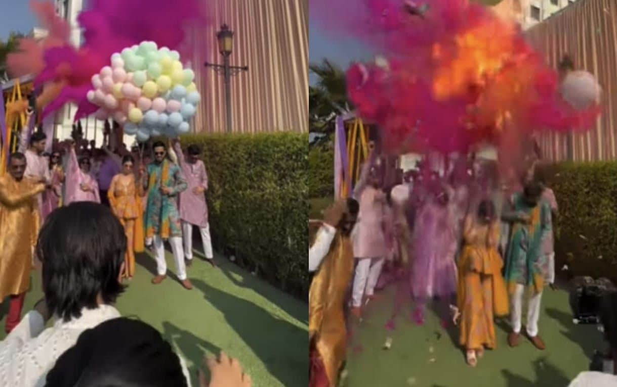 Bride and Groom Suffer Burns After Hydrogen Balloons Explode in Haldi Ceremony in Wedding
