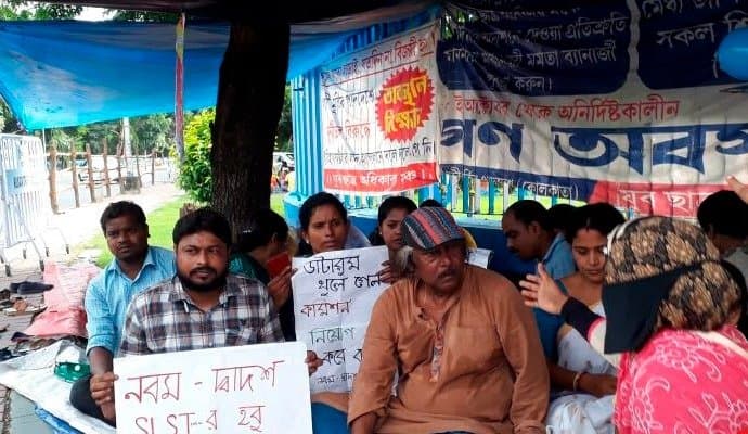 while a section of job seekers is hopeful others are waiting
