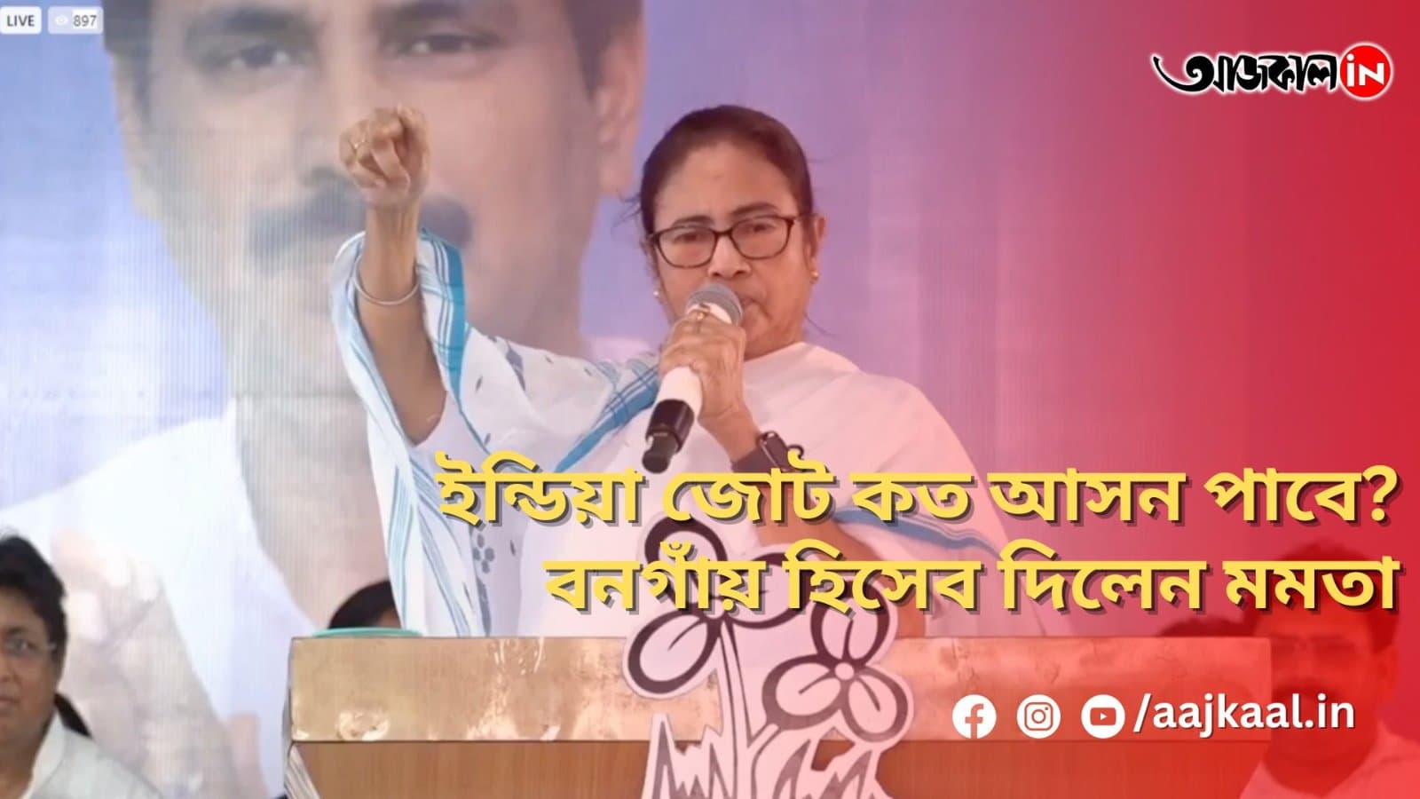  ইন্ডিয়া জোট কত আসন পাবে? বনগাঁয় হিসেব দিলেন মমতা