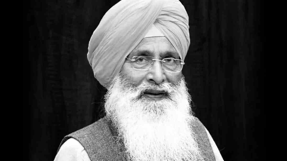Veteran Akali Leader Sukhdev Singh Dhindsa Dies At 89