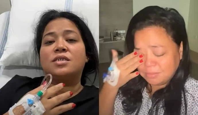 Bharti Singh: হাসপাতালে শুয়ে কেঁদে ফেললেন কৌতুক অভিনেত্রী ভারতী সিং ? লাইভে এসে কী বললেন?