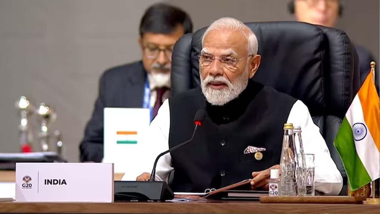  PM Modi outlines new model of development in G20 Summit Johannesburg South Africa