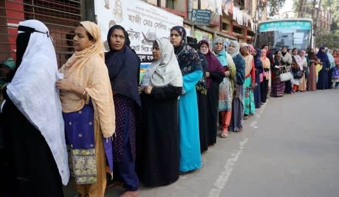  19 women and 14 minority candidates won the election in Bangladesh