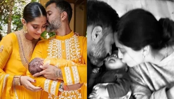 Anand Ahuja shared a unseen picture of Sonam Kapoor and Vayu on social media 