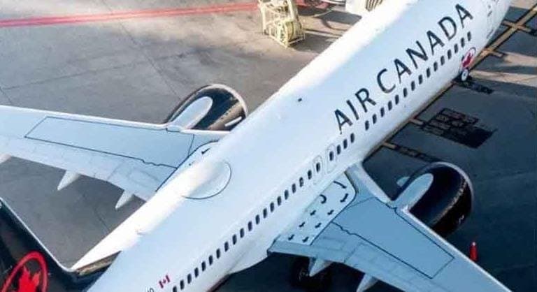 Passenger jumps from Air Canada plane