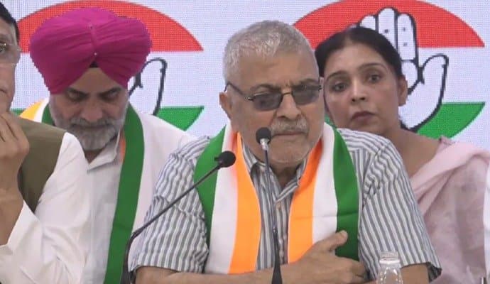 Ex Punjab AAP MP Dharamvir Gandhi Joins Congress
