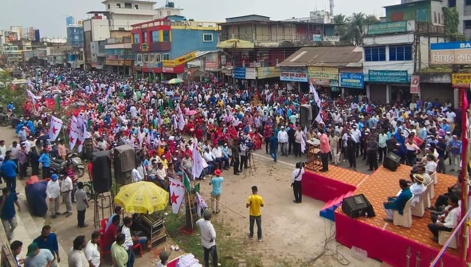 caa protest in agartala