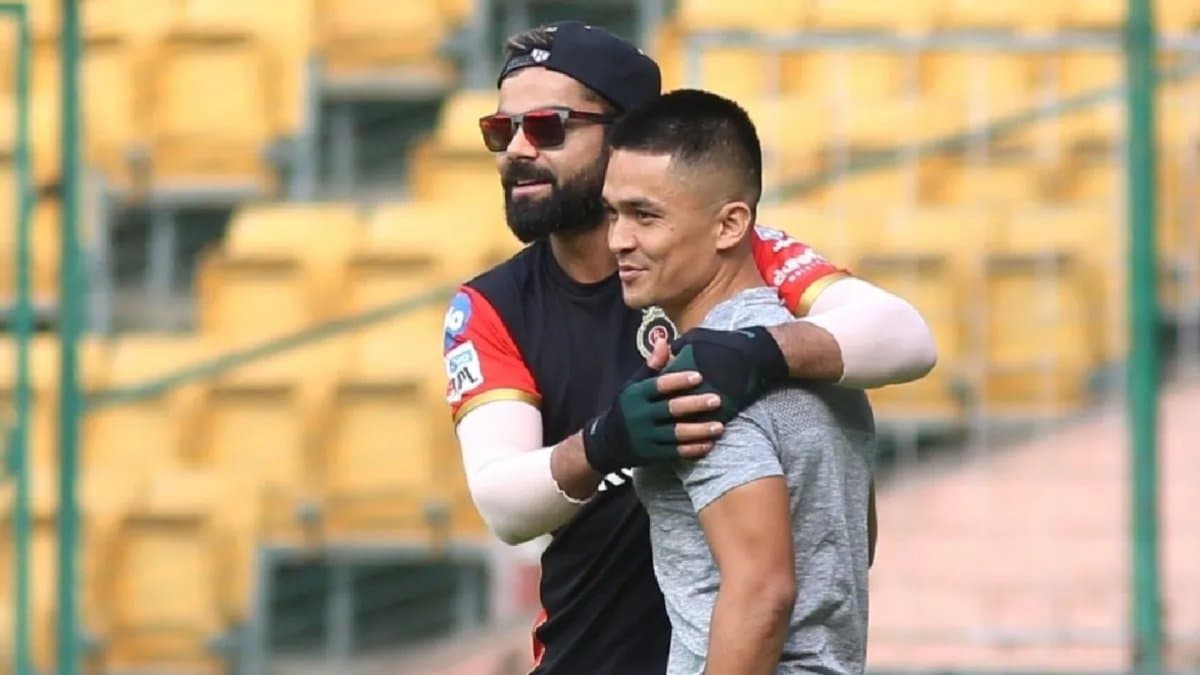  Virat Kohli pens heartfelt message for Sunil Chhetri after announcing retirement 