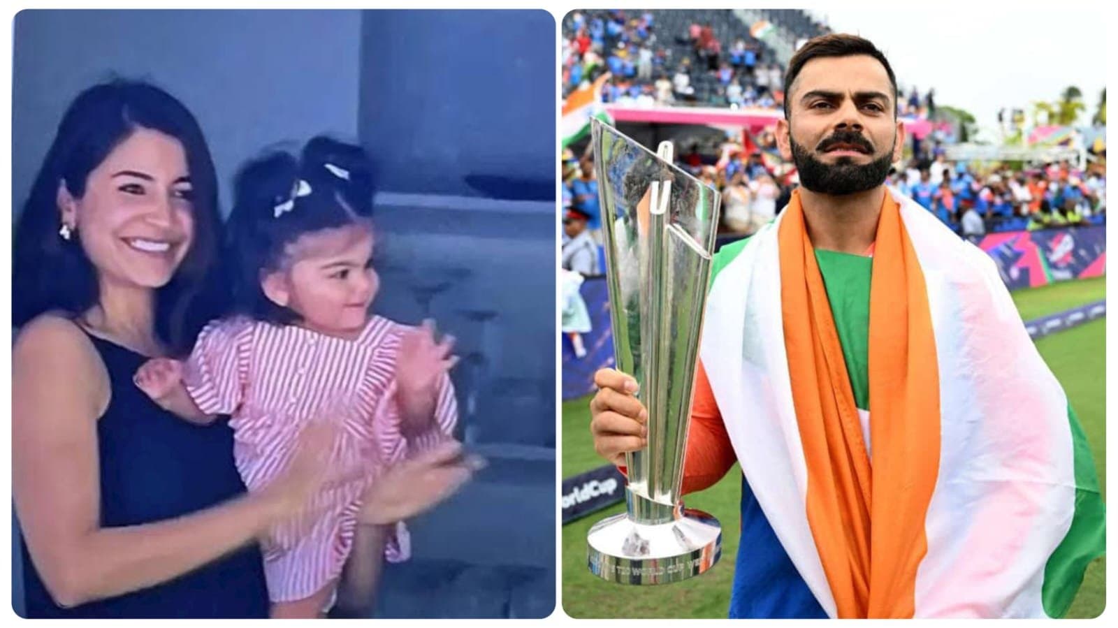 Virat-Anushka-Vamika: বাবা বিরাটকে মাঠে কাঁদতে দেখে কী করল ছোট্ট ভামিকা? সোশ্যাল মিডিয়ায় মেয়ের কাণ্ড জানালেন অনুষ্কা 