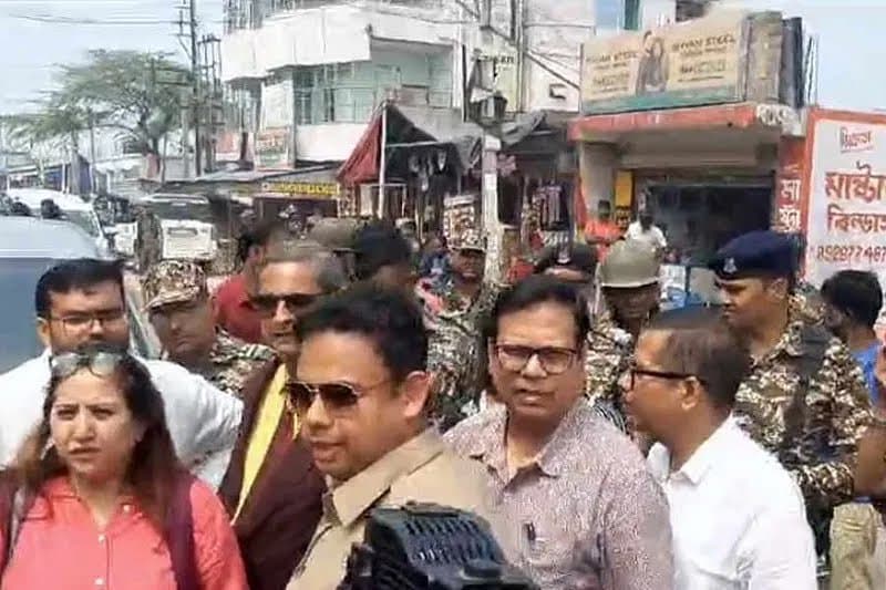 Fact Finding team in sandeshkhali