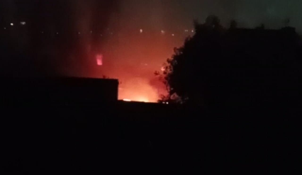 Fire at chitpur