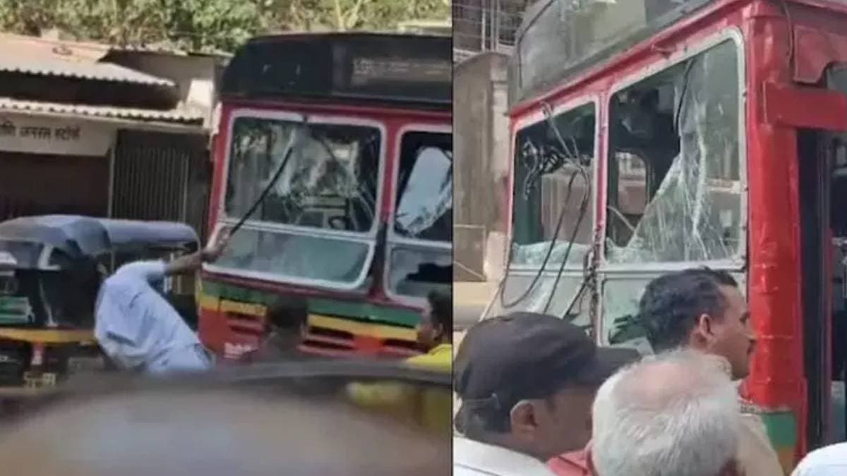 Mumbai teen viral visual of vandalizing bus
