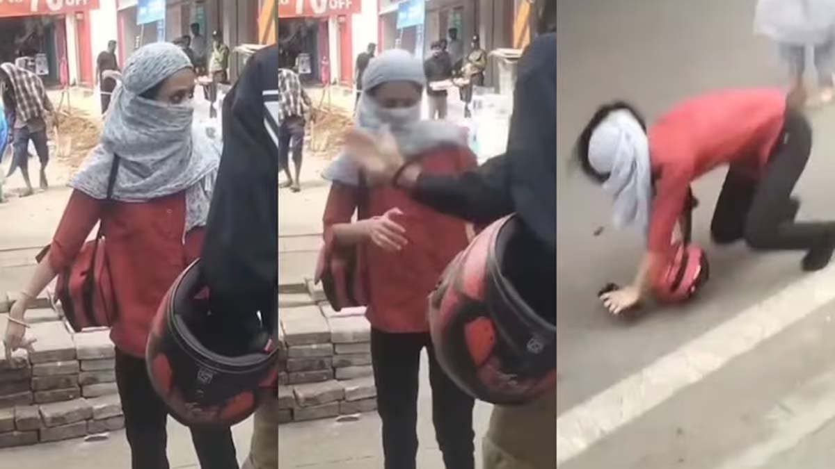 Bengaluru Rapido Driver Slaps Woman After Rash Driving Complaint watch the viral video