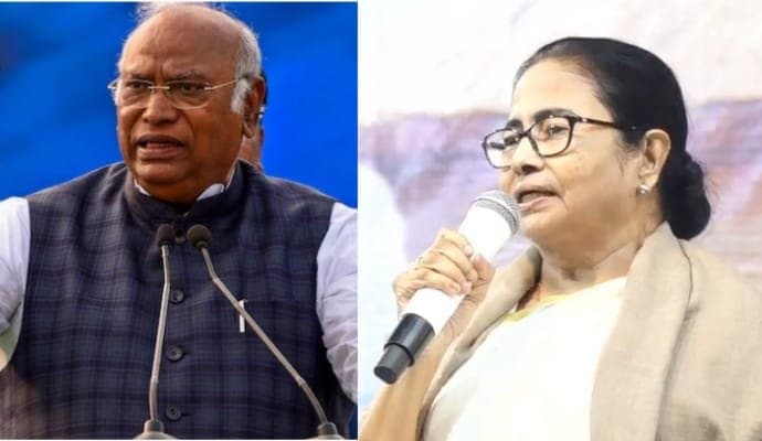 kharge letter to mamata