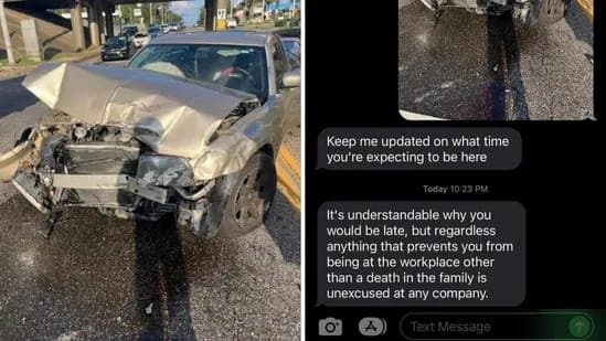 employee runs late after car accident, Toxic manager says 'only death is excused'  gnt