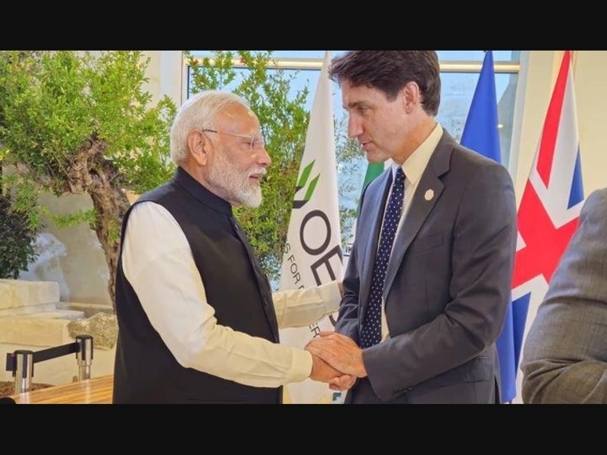 Committed to working together, says Justin Trudeau after meeting PM Modi at G7 Summit