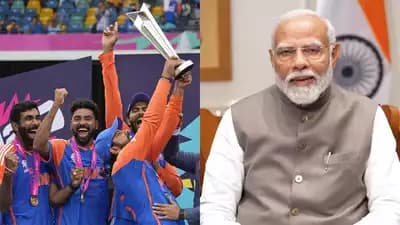 PM Modi congratulates Team India over their T20I win