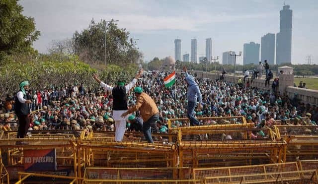 Farmers' protest, BJP campaign same time