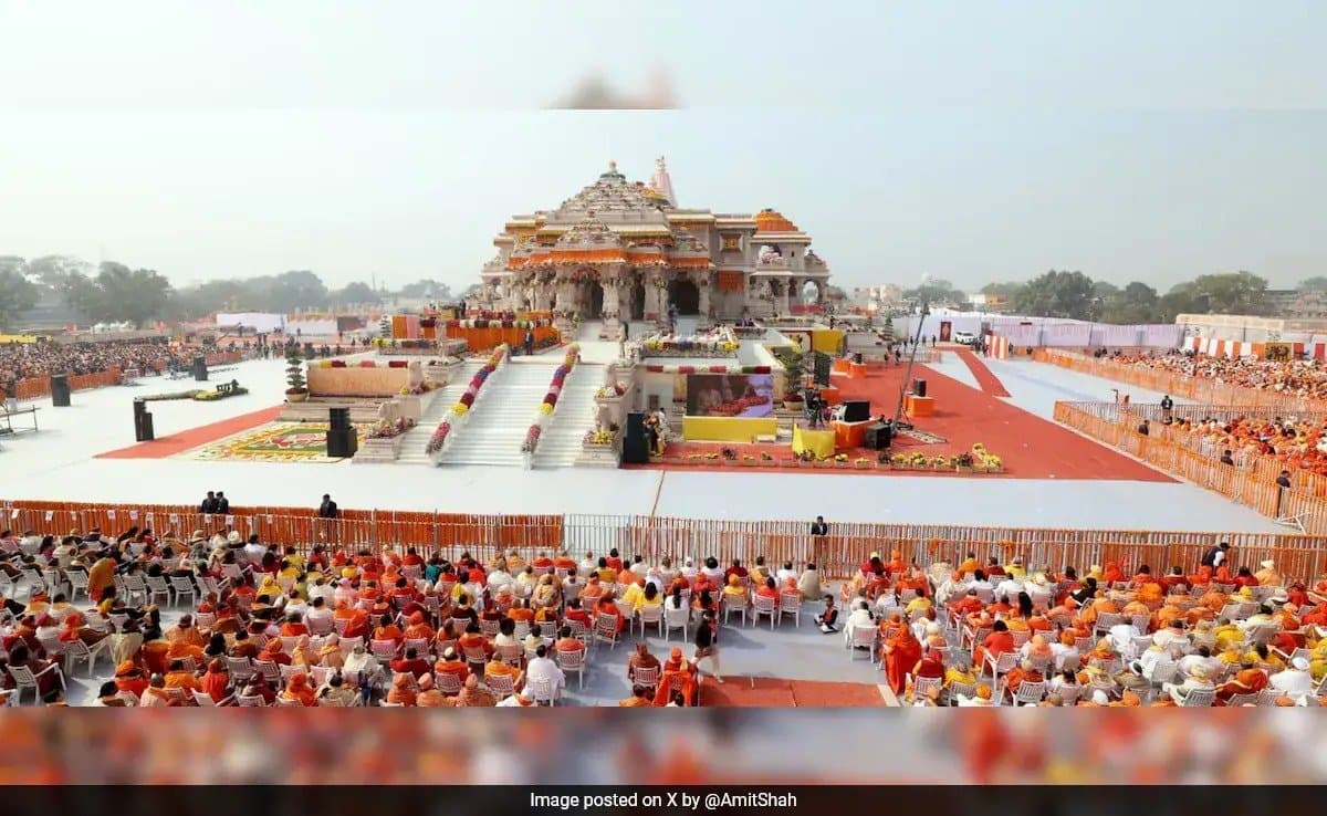 Ram Temple Opens To Public Tomorrow