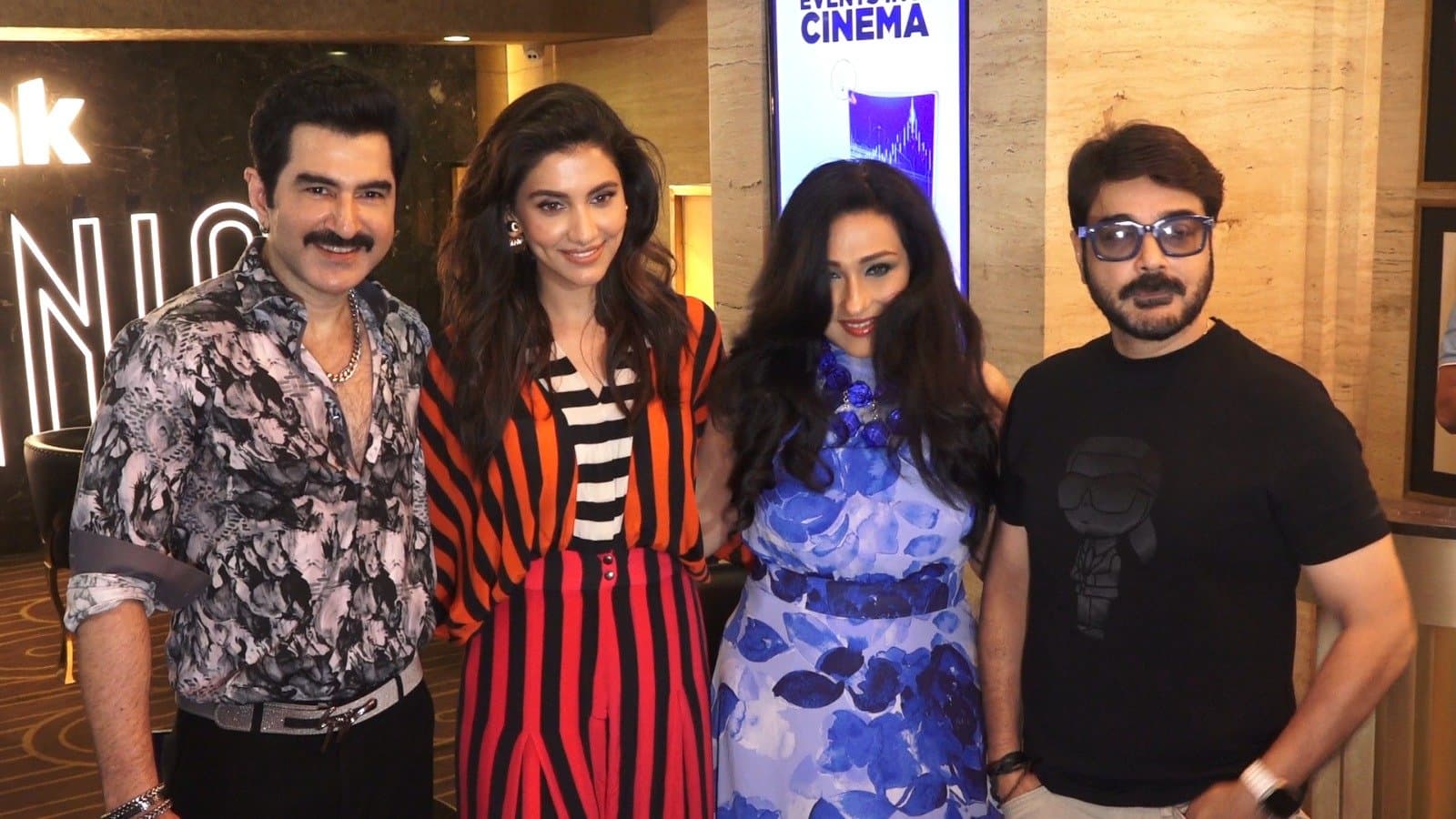 Jeet-Rukmini: 'বুমেরাং'-এর স্পেশ্যাল স্ক্রিনিং-এ জিৎ-রুক্মিণীর পাশে টলিউডের কোন তারকারা থাকলেন?