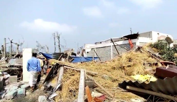 Mamata Banerjee visiting affected areas