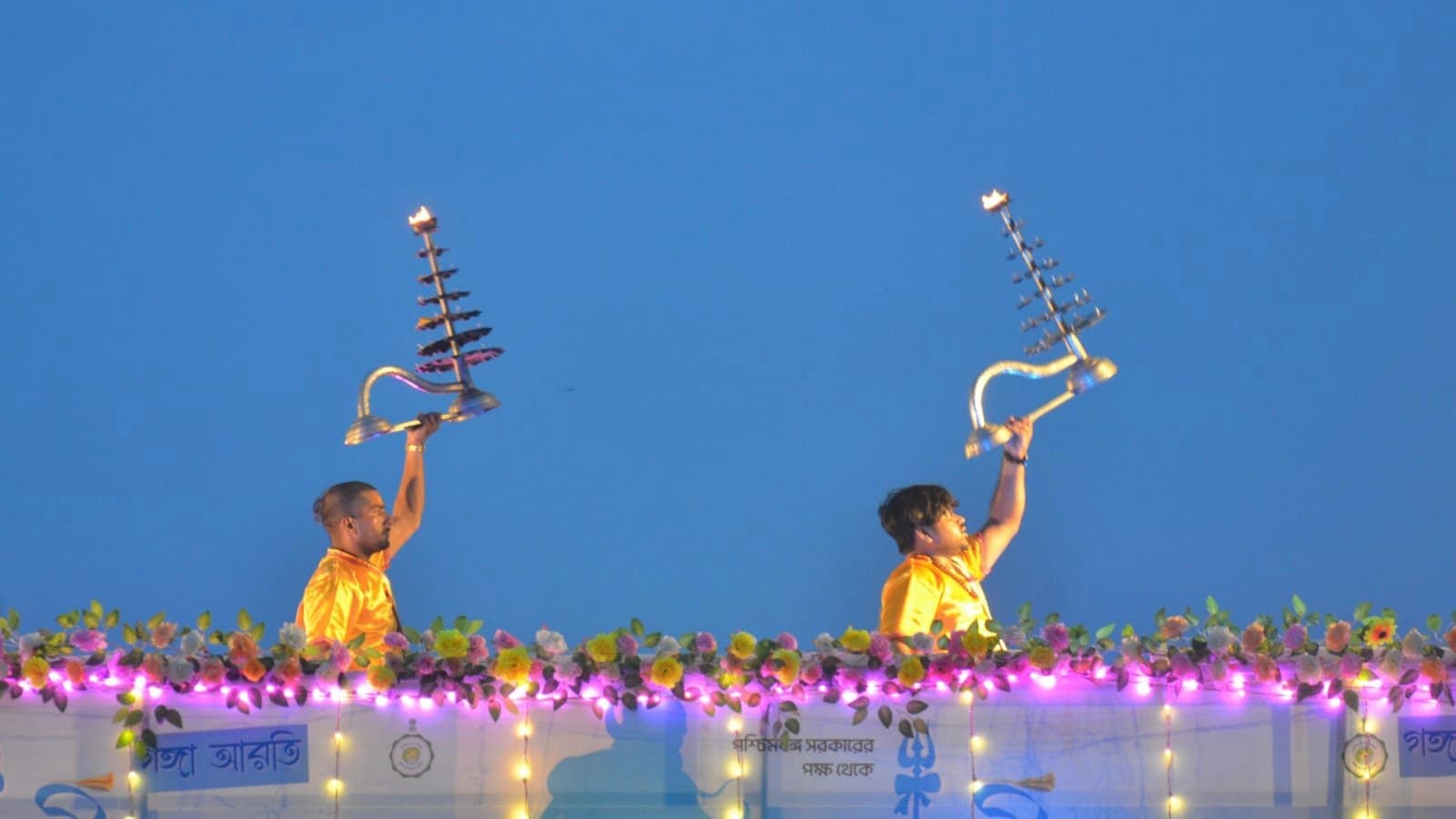 Hooghly sraboni mela ganga arati many ministers presents gnr