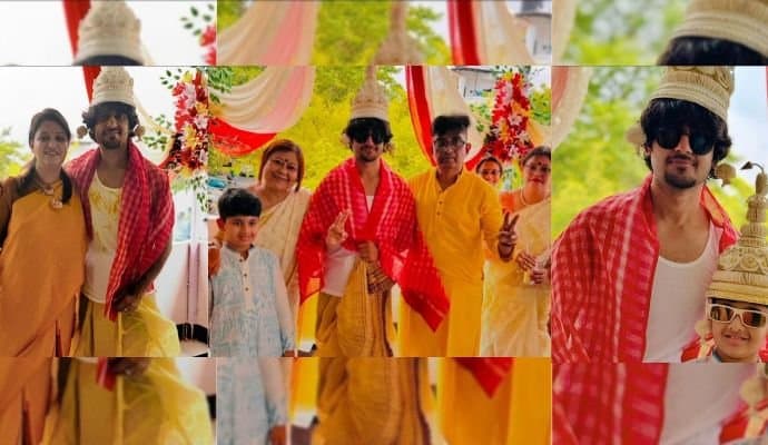 Television: চোখে রোদচশমা, মাথায় টোপর! ভাইরাল, হলুদ ধুতিতে 'বং ক্রাশ' আদৃতের গায়ে হলুদের ছবি  