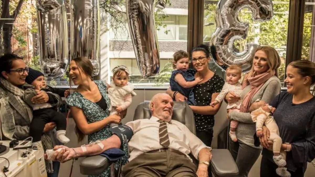 This man saved 24 lakh babies by giving them plasma