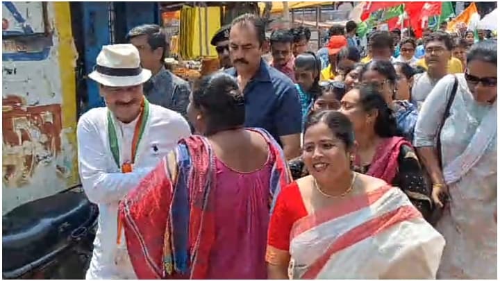 adhir chowdhury campaign at berhampore