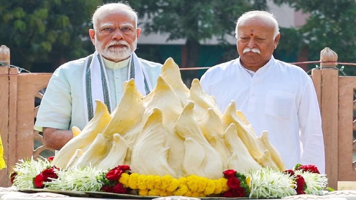 PM Modi visited RSS office to announce September retirement plan says Sanjay Raut 