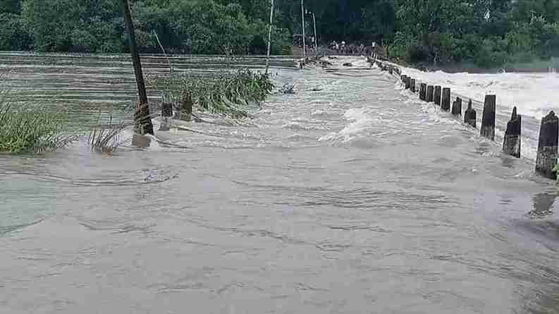 Due to Heavy Rainfall Many Bridges Under Water in Bankura