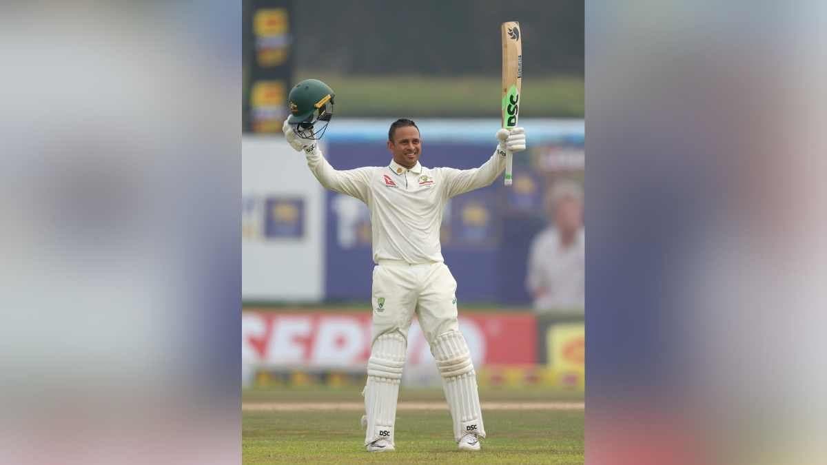 usman khawaja slams maiden 200 1st australian to reach milestone in sri lanka