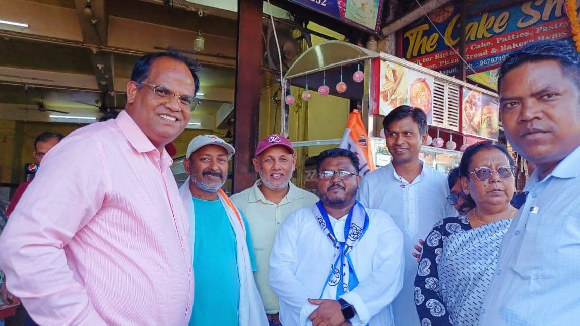 john barla talk with tmc candidate in binnaguri gnr