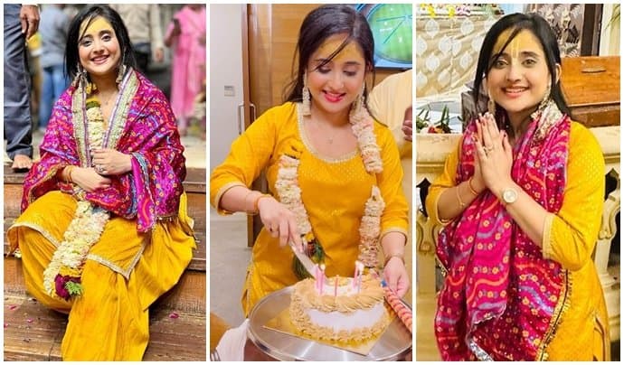 Soumitrisha Kundoo Celebrated Her Birthday at Vrindavan