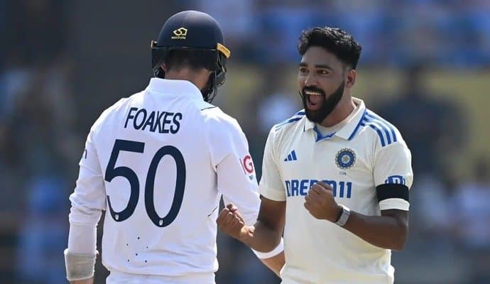 India-England: শেষদিকে সিরাজ ঝড়, ২৯ রানে ৫ উইকেট হারাল ইংল্যান্ড