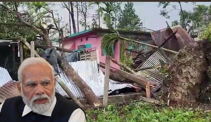 PM Modi offers condolences to Jalpaiguri victims affected by cyclone