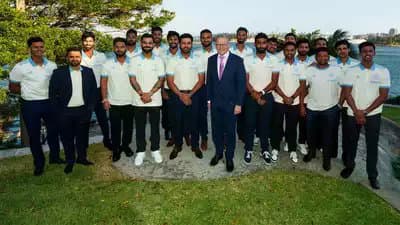 India and Australia teams meet pm antony albanese ahead of Sydney test spt 