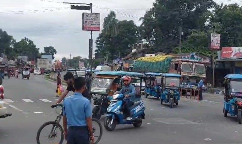 Rat paralised automatic signalling system in Dhupguri