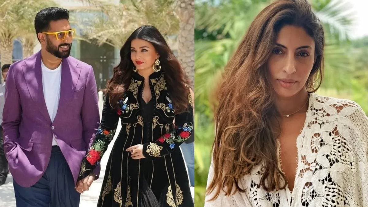 amid Abhishek Aishwarya divorce rumors Shweta Bachchan send flower bouquet to Aishwarya Rai s sister in Law ent