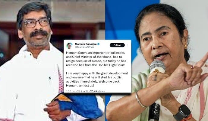 Ex-Jharkhand Chief Minister Hemant Soren Granted Bail