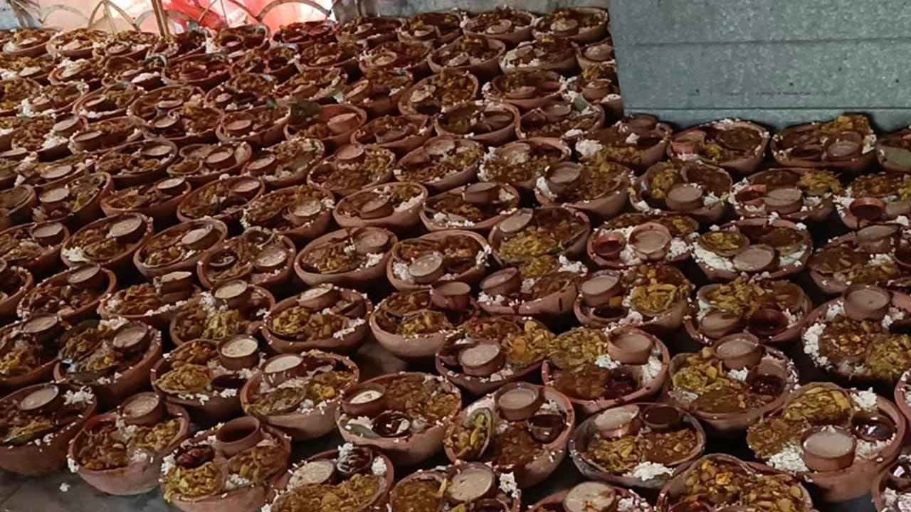 Nabanna festival In bardhaman huge arrangements in sarbamangala temple gnr 