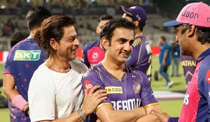 Shahrukh Khan cheers KKR team after loss against Rajasthan Royals