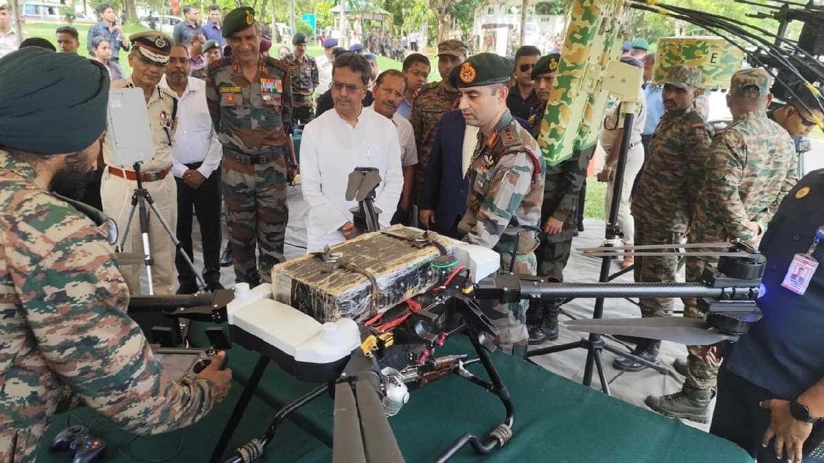 Special Drill Conducted by 21 Assam Rifles in Tripura on Drone Technology