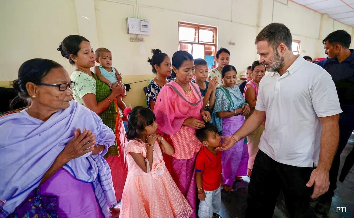 Rahul Gandhi In Manipur