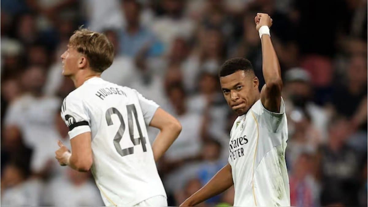 Kylian Mbappe scores penalty as Real Madrid win 1-0 in la liga