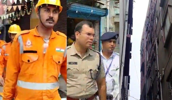 kmc has started to check the health of building in gardenreach area