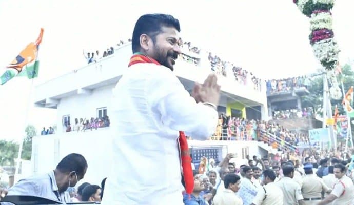 Revanth Reddy taking oath as Telangana CM today